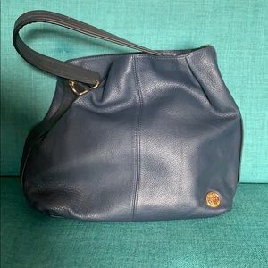 Vince Camuto navy blue leather purse.